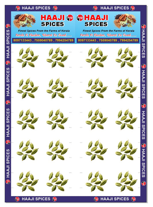Cardomom Board ( 30 packets each of 1 g ) Haajispices Kerala Cardomom (elaichi)